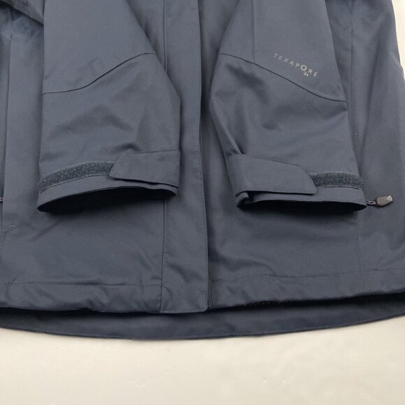 Jack Wolfskin Texapore Jacket Women’s M Shell Rain Full Zip Mesh Lined Navy - Picture 13 of 13